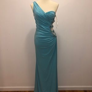 Teal Prom Dress Jazz Couture only worn once